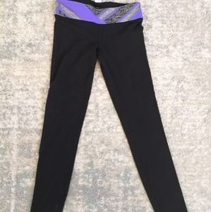 Ivivva Girls Reversable Leggings, Size 7